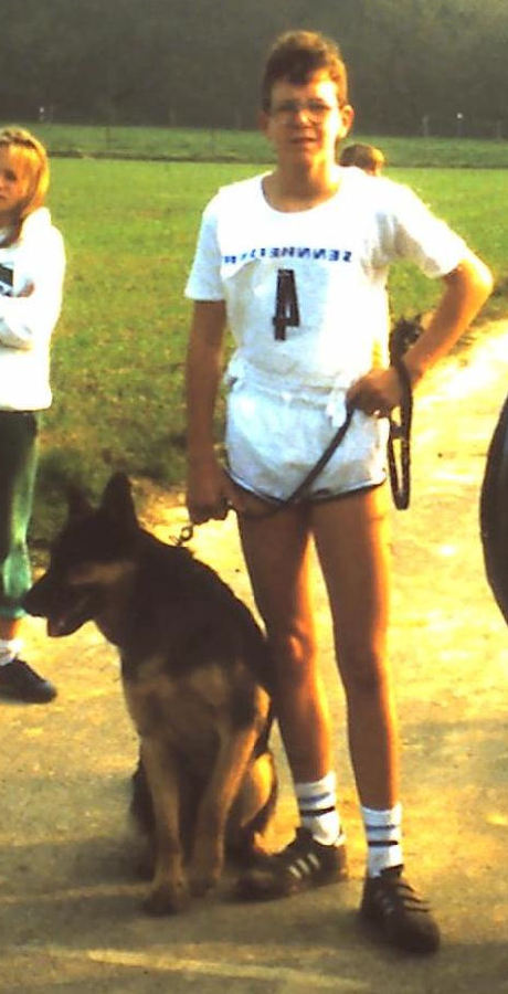 Mein kleiner Bruder und sein Blacky beim Hundesport