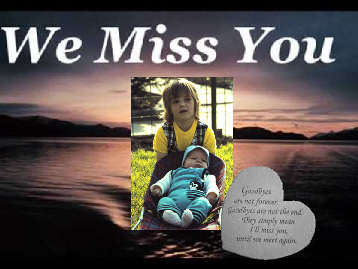 Ich trag dich immer in meinem Herzen Brüderchen